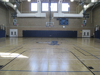 Play on our full sized basketball court!